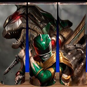 Green Ranger Power Rangers Tommy Morphin Time Cup Mug Tumbler 20oz